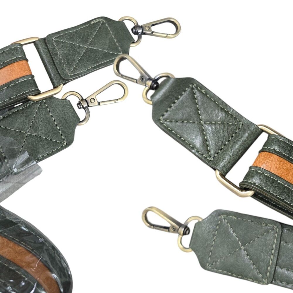 Olive and Tobacco Color Adjustable Bag Strap NWOT - Picture 4 of 6